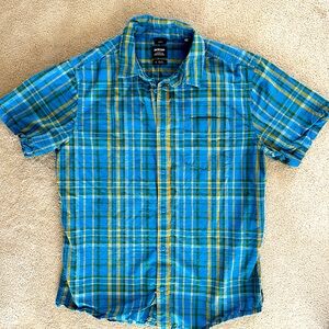 Prana slim fit plaid shirt